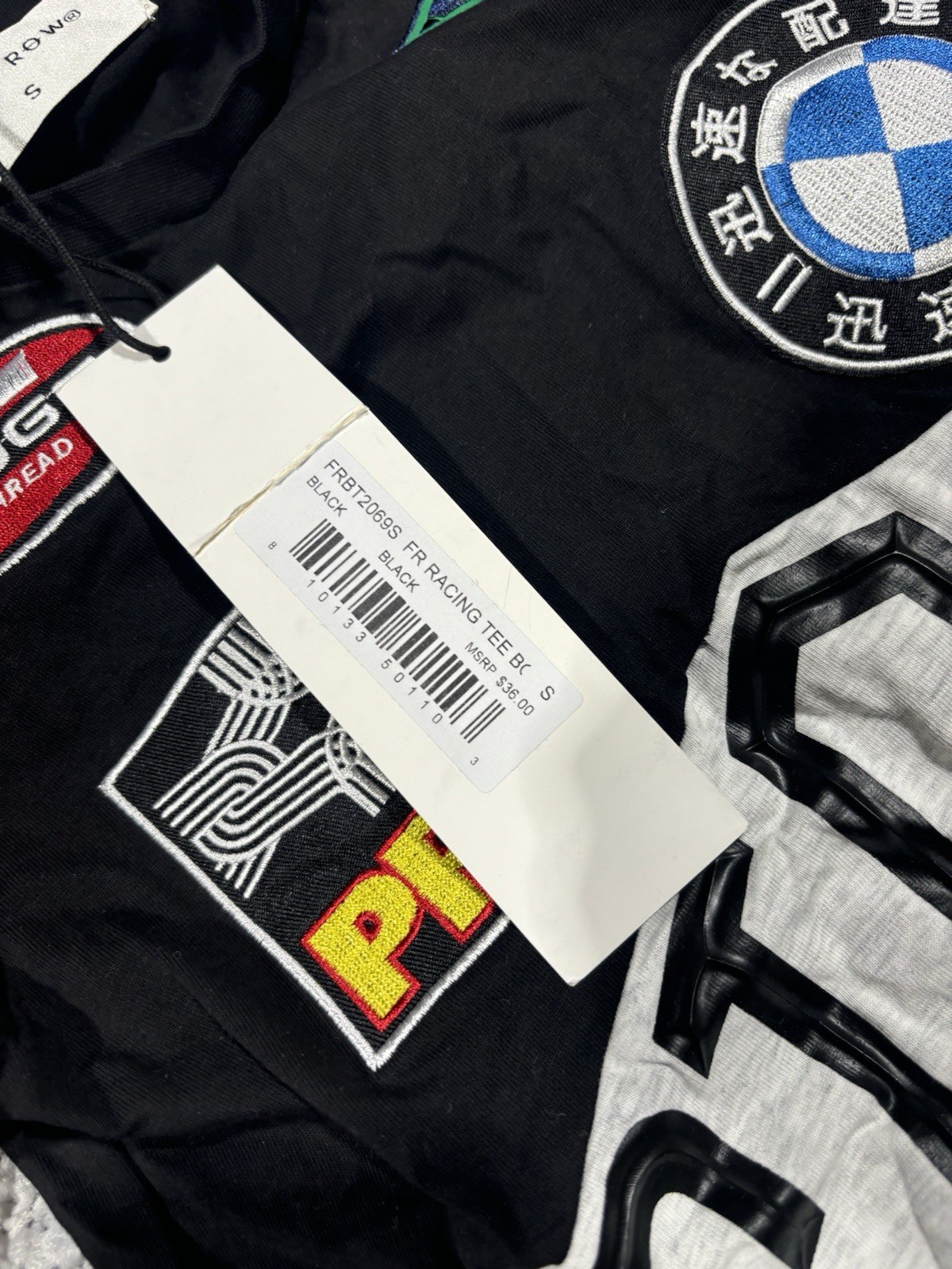 T shirt grafica prima fila racing ragazzo taglia small nera NASCAR