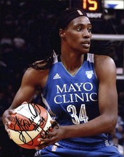 Sylvia Fowles signed NBA basketball 8x10 photo W/Certificate Autographed 006