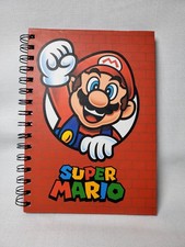 Super Mario Spiral Notebook Mario  Luigi Licensed Character Journal Lined Pages