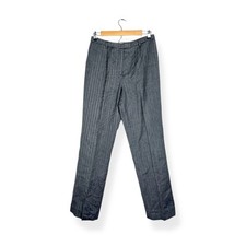 Pendleton Vintage Virgin Wool Charcoal Striped Dress Pants