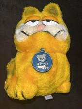 New With Tag Vintage 1981 Garfield Bean Bag Plush 8 Inch Dakin