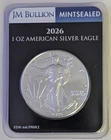 (MINT SEALED) 2026 1 OUNCE AMERICAN SILVER EAGLE COIN BRILLIANT UNCIRCULATED