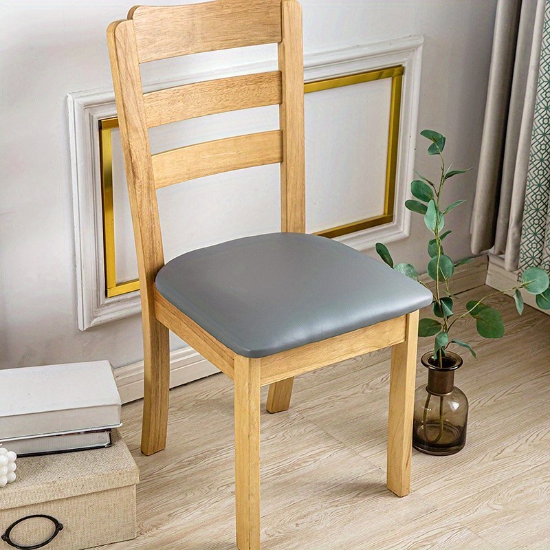 Waterproof leather elastic seat cushion cover for dining roo
