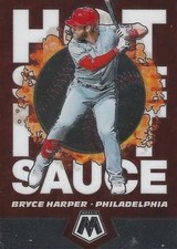 Bryce Harper 2021 Panini Mosaic #HS3 Philadelphia Phillies Hot Sauce