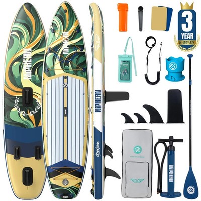 Paddle Board SUP 500lb Capacity X Large Glass Green SUPNP335-05A Inflatable