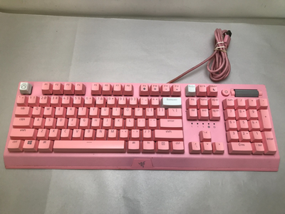 Pink Razer BlackWidow V3 Wired Gaming Mechanical Green Switch