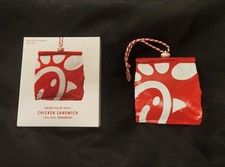 2025 Chick-Fil-A Spicy Chicken Sandwich Foil Bag Ornament