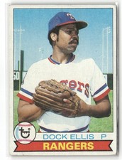 1979 Topps - Dock Ellis #691 Texas Rangers VG