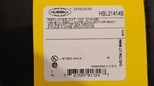 NEW HUBBELL 21414B HUBBELLOCK 30-Amp CONNECTOR BODY 250/600Vac 30A