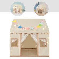 Kinderzelt Spielzelt Kinder Spielhaus Mit Lichterkette Matte Outdoor Indoor Gift