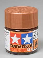 Tamiya 81534 X-34 Metallic Brown Acrylic Mini Paint 10 ml Bottle