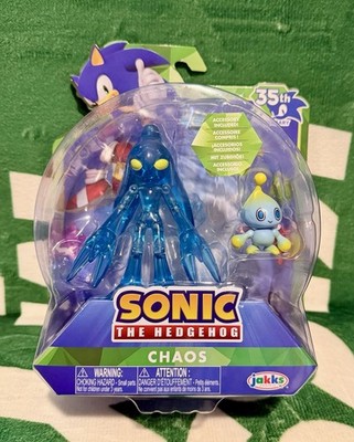 Sonic The Hedgehog Jakks Pacific Chaos 4'' Action Figure w/Master Emerald Toy New