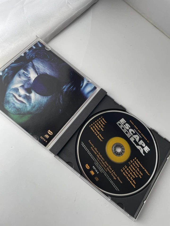 Vintage Escape from L.A. Soundtrack CD 1996 Tool Deftones White Zombie Tori Amos - Image 2 of 4