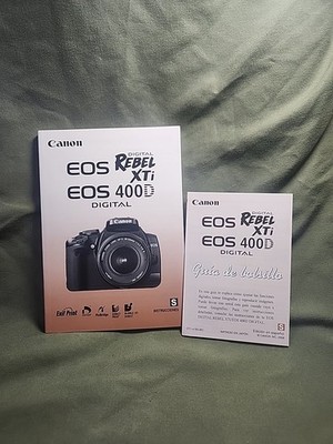 Canon EOS Digital Rebel XTi / 400D Camera Manual Instrucciones Español 