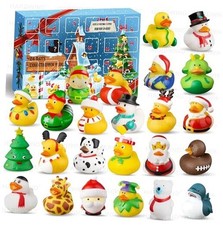 Advent Calendar 2025, Rubber Duck 24 Days of Countdown Christmas, Fun Duckie