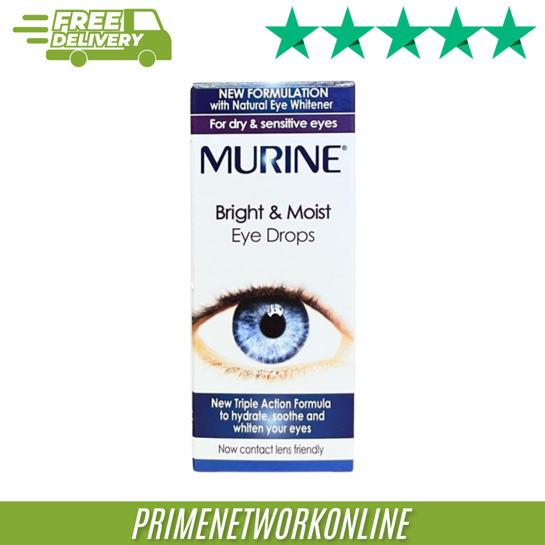 Murine Bright & Moist Eye Drops 100% ORIGINAL ⭐⭐⭐⭐⭐