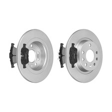 F.BECKER BREMSSCHEIBEN Ø278MM + BREMSBELÄGE HINTEN FÜR OPEL VECTRA C SAAB 9-3 