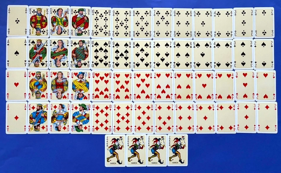 2x Kartenspiel LILLEBROR Dänemark No.333 RØD 56 Bl Bridge Whist Jazz Spielkarten - Bild 2 von 4