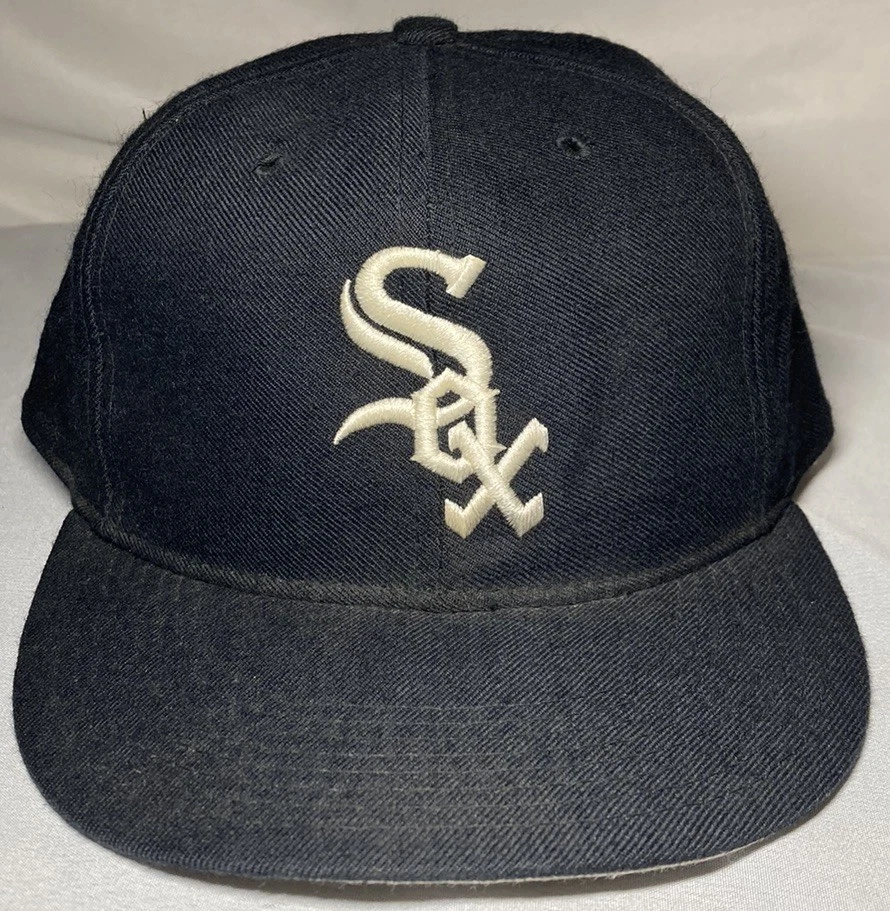 New Era Chicago White Sox Cap 59Fifty Basecap Baseball Fitted Kappe MLB Schwarz - 7-56cm (M