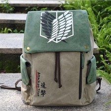 Anime Attack on Titan Backpack Canvas Bag School Bags Student Shoulder Bag Gifts