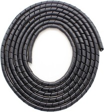 Spiral Cable Wrap,10ft   1/4 inch Wire Wrap Cord Covers Bundle Black
