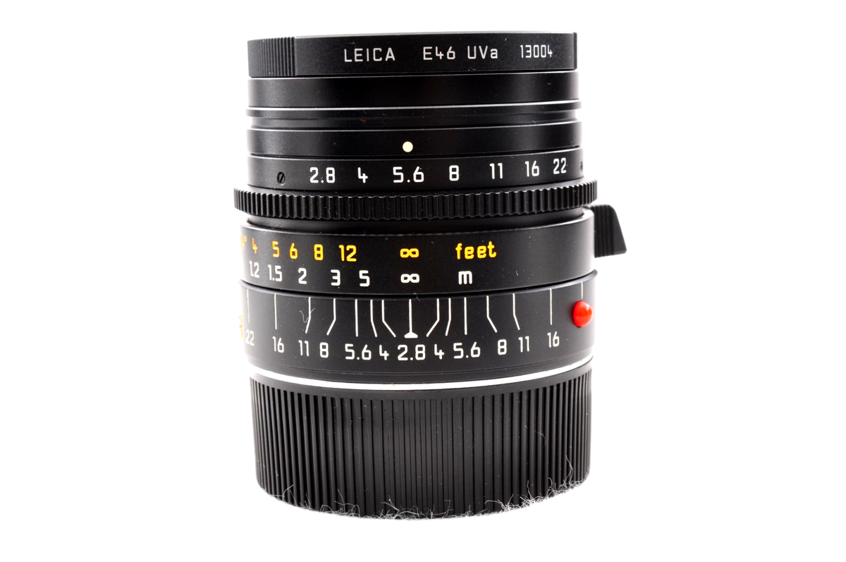 Leica Elmarit-M 28mm F2.8 E46 4th Black Lens #11809 Leica M with