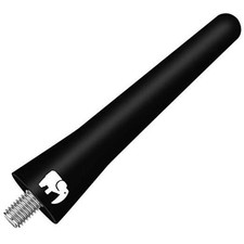 ONE250 2.5" inch Short Rubber Antenna, Compatible with Chevy - Silverado Black