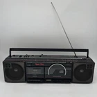 VTG Realistic CD-3300 Boombox FM/AM Cassette CD Player *SERVICED WORKING READ