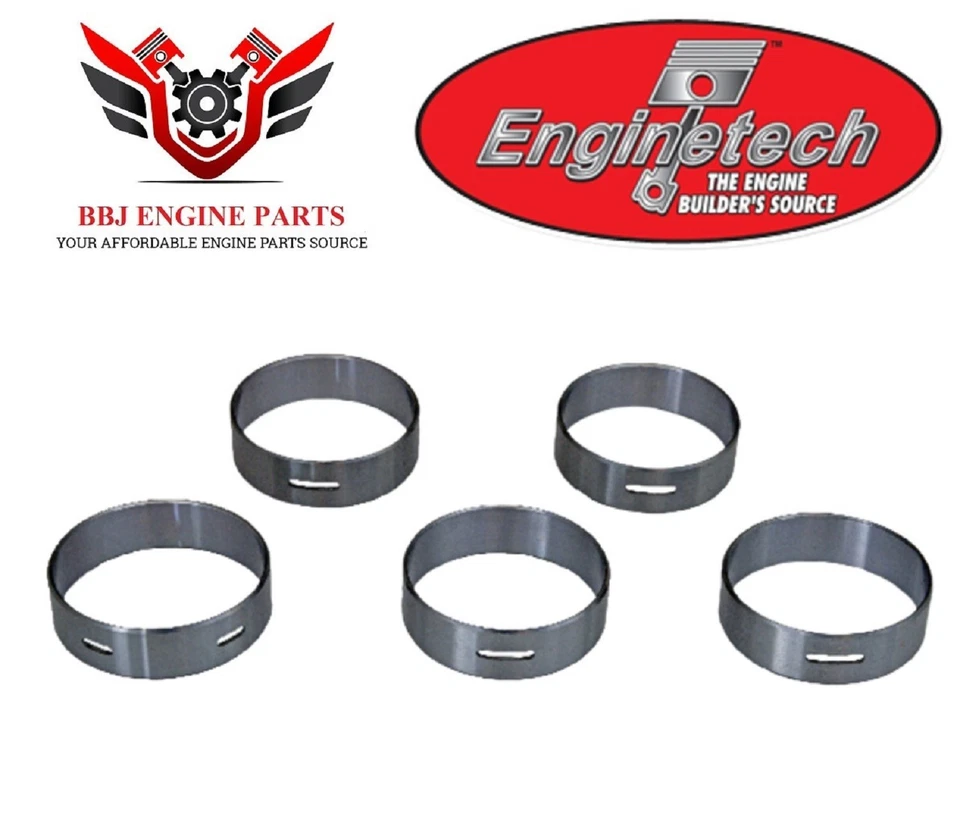 Rolamentos de came Ford 221 255 260 289 302 5.0 351w 5.8 Enginetech 1962 - 2001 - Imagem 2 de 3