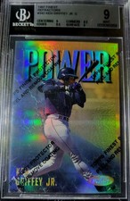 1997 FINEST KEN GRIFFEY JR GOLD REFRACTOR RARE #342 WITH COATING 9