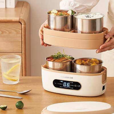 220 V Smart Elektrische Heizung Brotdose 304 Edelstahl Lebensmittel Isolierung Bento