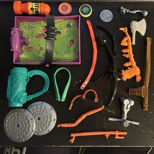 TMNT 5 inch Figure 1980s  vintage accessories NINJA MUTANT TURTLES Loose lot 25=