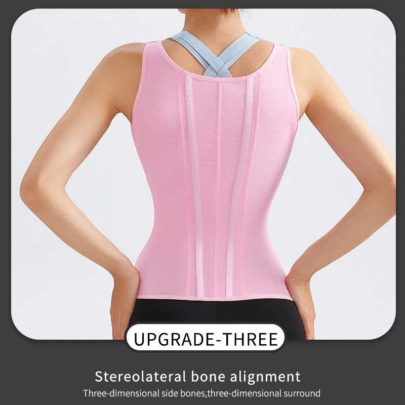 Cuerpo Ajustado Prendas moldeadoras Pechos Modelador Cintura Deportes Corsé Postparto Cinturón Vientre Foto 3 de 4
