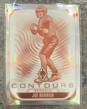 Panini Phoenix Contours Joe Burrow Cincinnati Bengals #7 Football Insert
