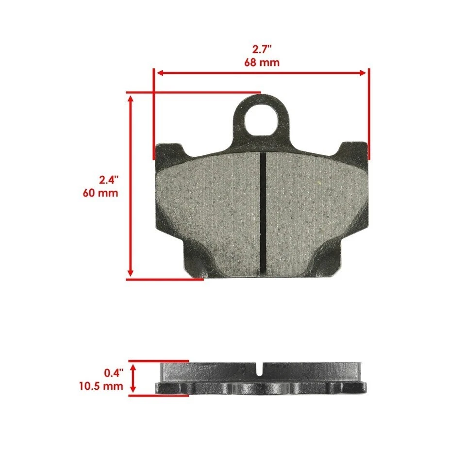 Front Brake Pads & Rear Shoes for Yamaha XJ750 XJ750D XJ750M Maxim 750 1981-83 - Image 2 of 4