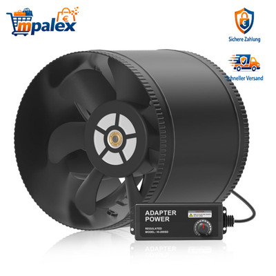 Rohrventilator 200mm Hon Guan 1060m³ h Regel