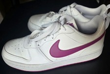 Nike Court Borough Low Recraft Girls' Size 5y White Fuschia