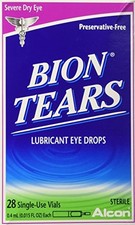 5 Pack Bion Tears Lubricant Eye Drops Single ...