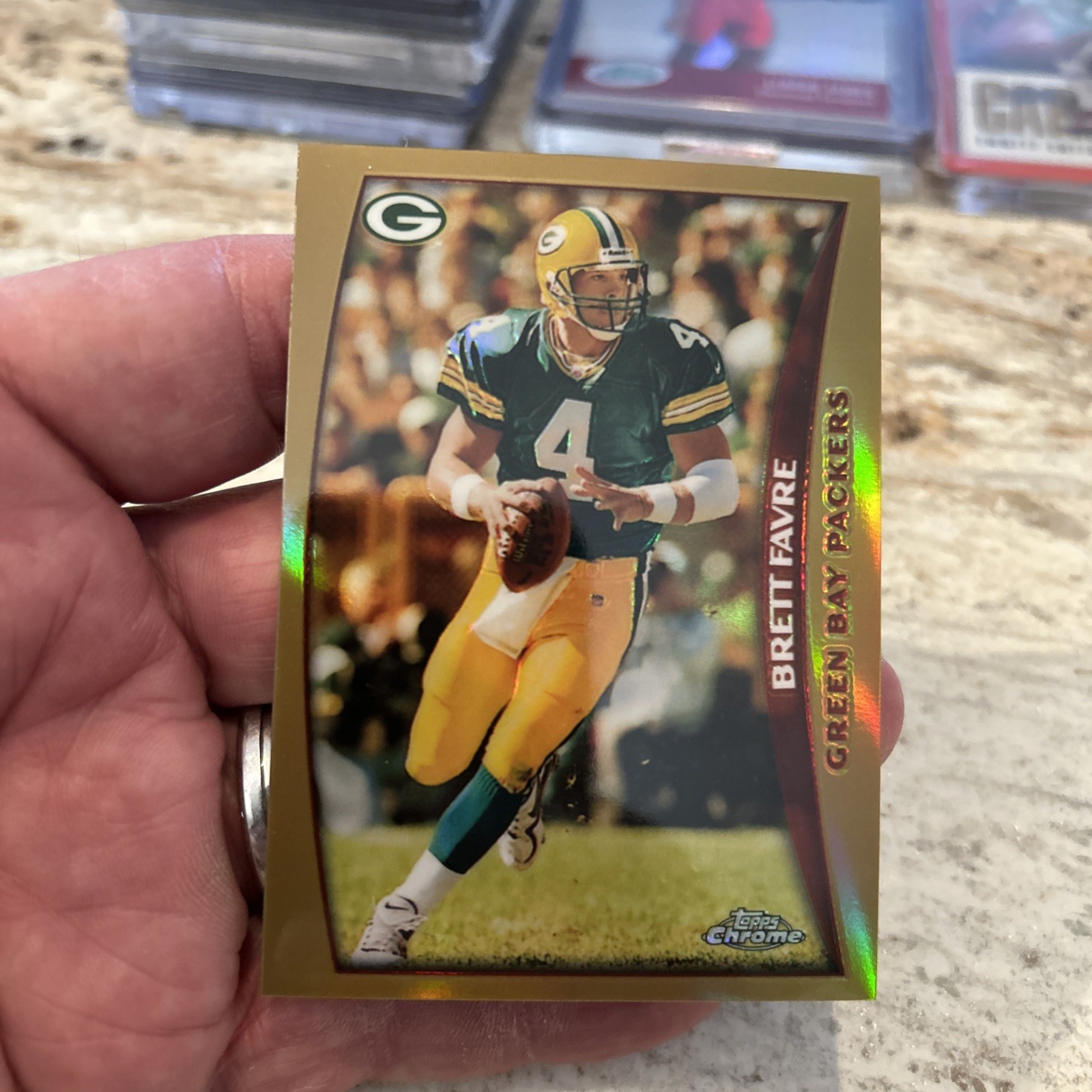1998 Topps Chrome Refractor Brett Favre #113 HOF