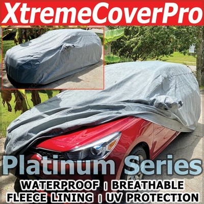 WATERPROOF CAR COVER W/MIRROR POCKET GRAY for 2019 2020 2021 HYUNDAI ELANTRA GT