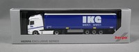 "Herpa 959001 H0,1:87 Daf Xg Gardinenplanen-Sattelzug \"Ikg Spedition\" Neuware!"