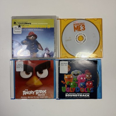 Lot of (4) Soundtrack CDs Paddington 2 The Angry Birds Movie Ugly Dolls DespicMe
