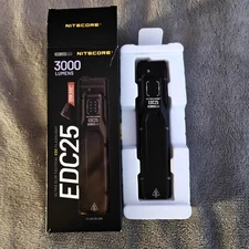 Nitecore EDC25 3000 Lumen USB-C Rechargeable Flat EDC Flashlight