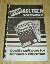 BEL BASE AND MAILSHOT DATABASE SOFTWARE USER GUIDE FOR BBC MICRO COMPUTER 