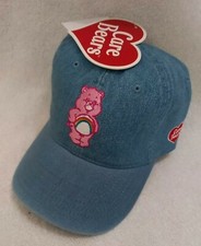 Care Bears Blue Jean Baseball Hat Pink Bear OS NWT