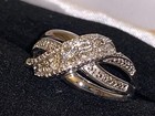 *ASTONISHINGLY BEAUTIFUL* Kay Jewelers Sterling Silver Diamond Ring (Size 7) — photo 7