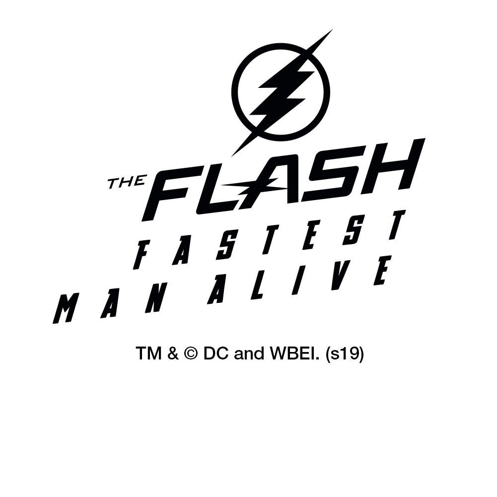 The Flash TV Series Reverse Flash Logo Round Leather Luggage Card ID Tag
