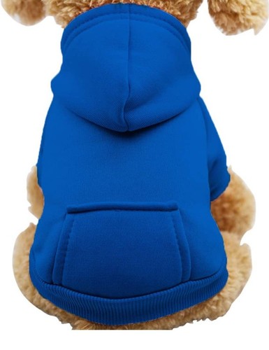 Dog Hoodie Blue XXS - 第 1/4 張圖片