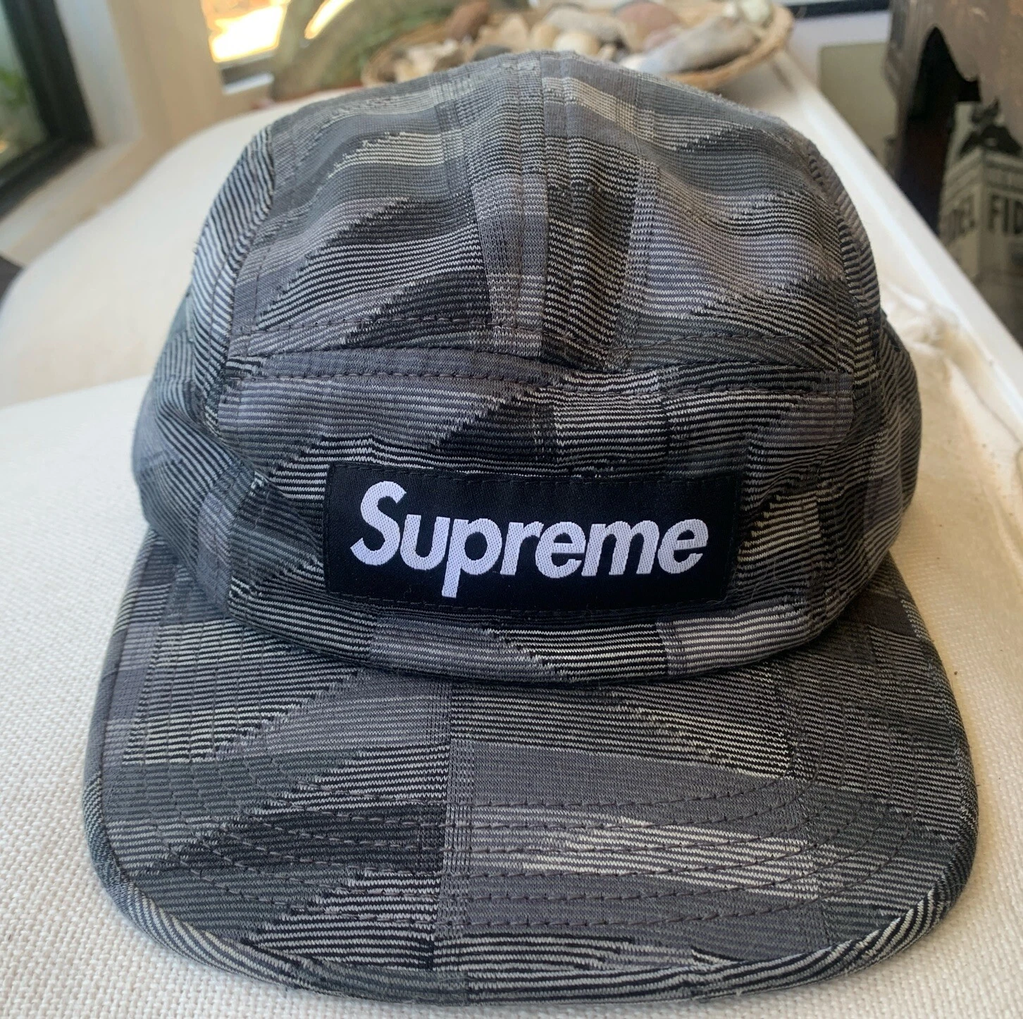 Casquette de camp Supreme Instaria SS/15 logo boîte   authentique