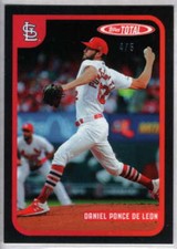 Daniel Ponce de Leon 2020 Topps Total Black #481 /5 Cardinals